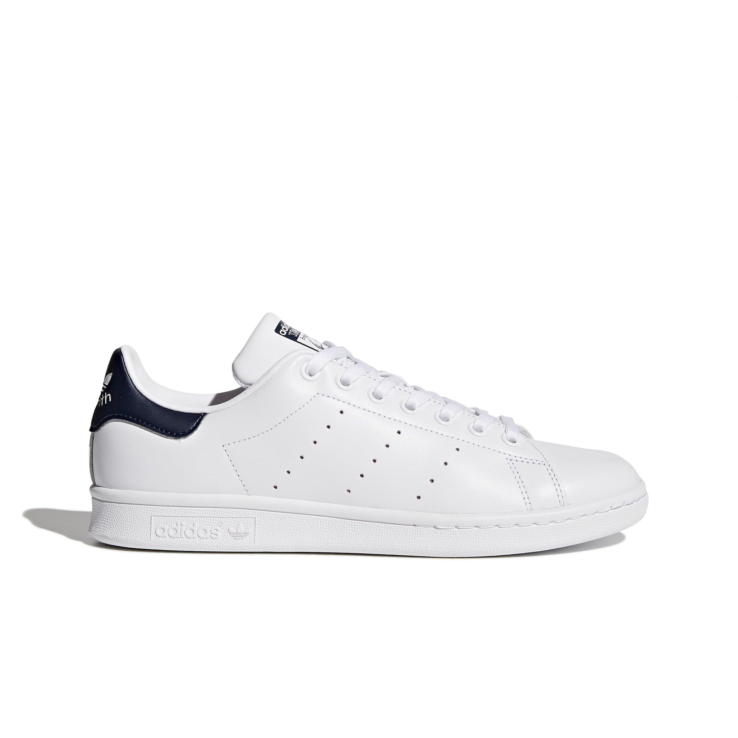 adidas Originals Stan Smith "Core White/Dark Blue" Men's Shoe - WHITE/BLUE